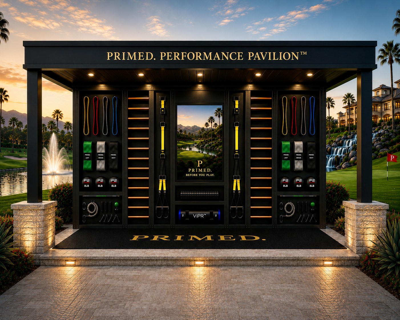 PRIMED. Performance Pavilion — tap the kiosk to step inside the live experience
